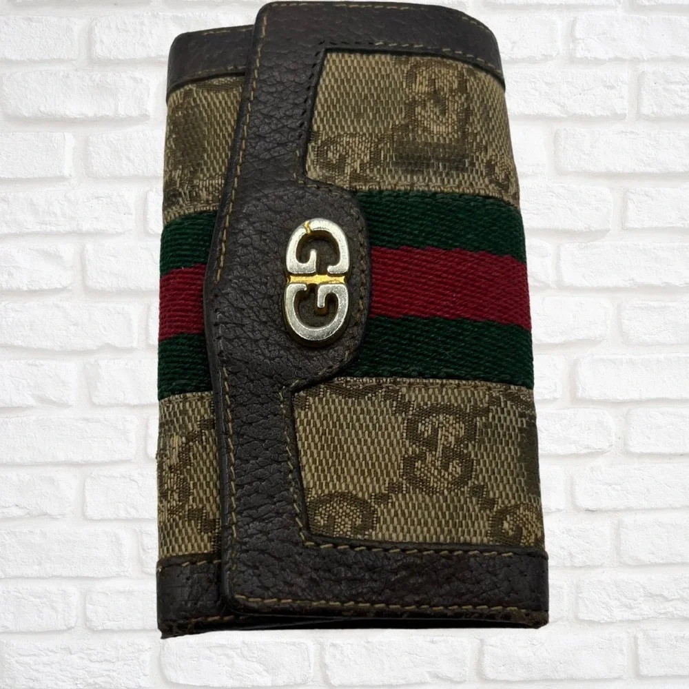 Rare Gucci Ophidia Key Case GG Supreme Canvas - Vintage, Iconic, Well-Loved